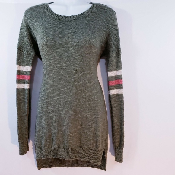 Pink Rose Women’s Sweater Open Knit Size Medium Ru - Picture 8 of 8